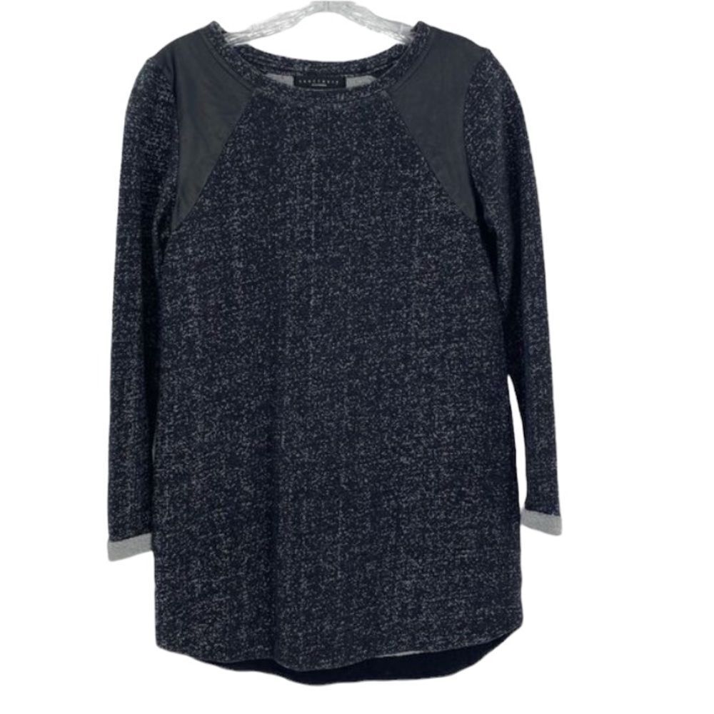 SANCTUARY Black Long Sleeve Tunic Sweater